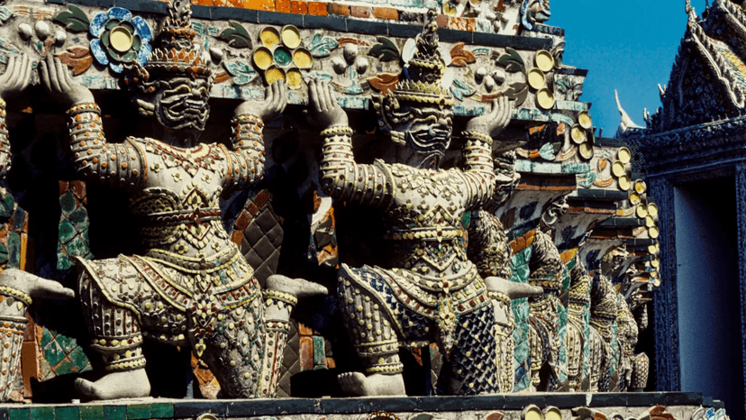 Emerald Buddha Temple Murals And Decorative Walls