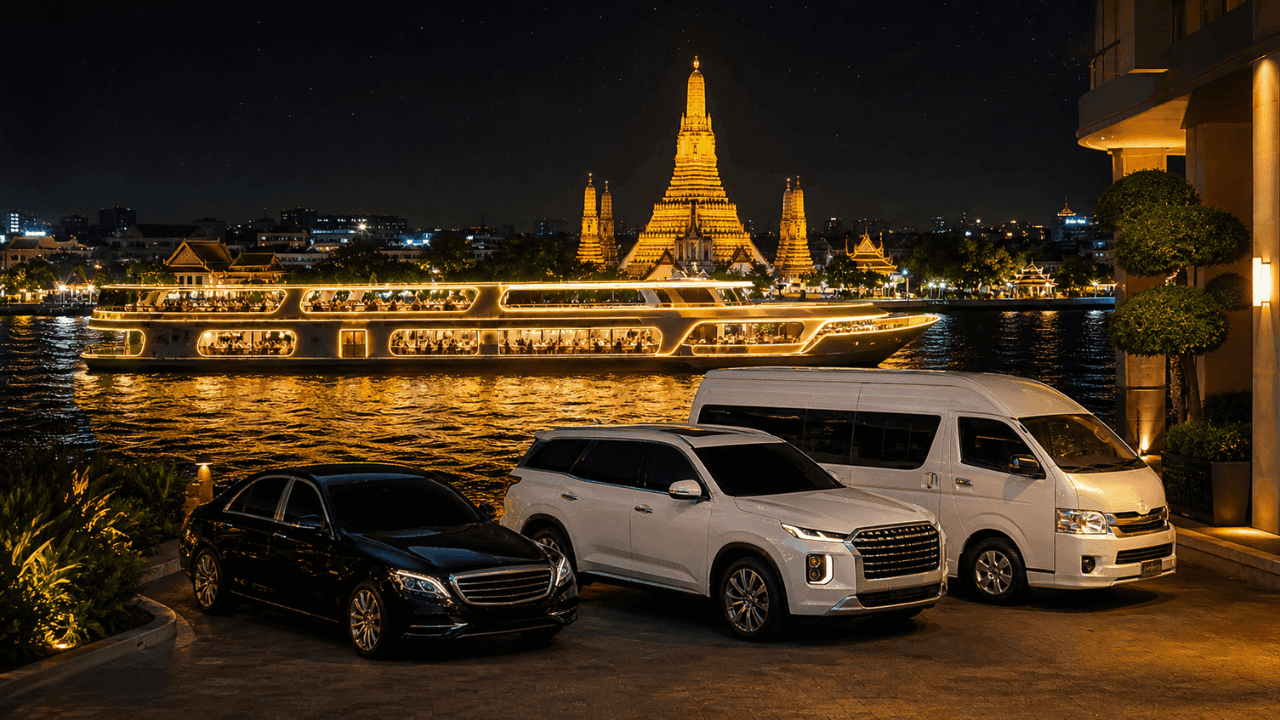 Meridian Bangkok Dinner Cruise Chao Phraya Night View