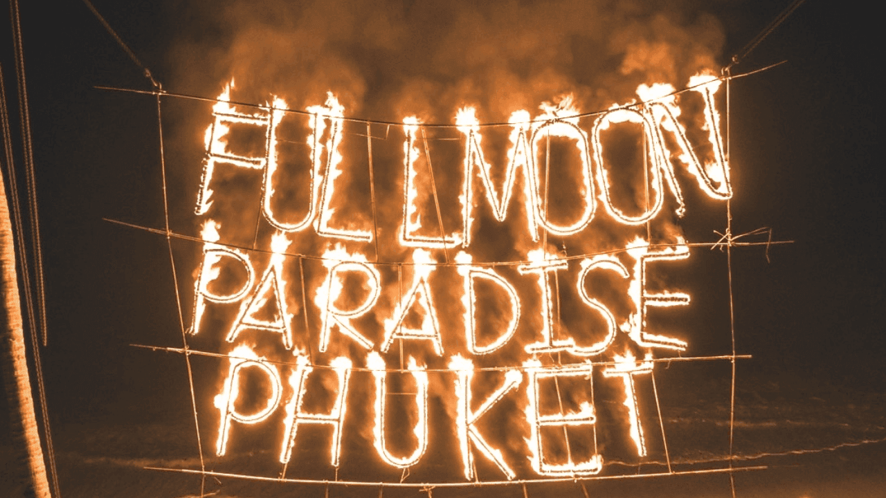 Full Moon Party at Paradise Beach Phuket