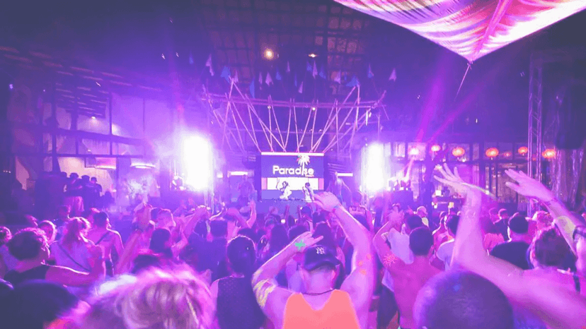 Full Moon Party at Paradise Beach Phuket location