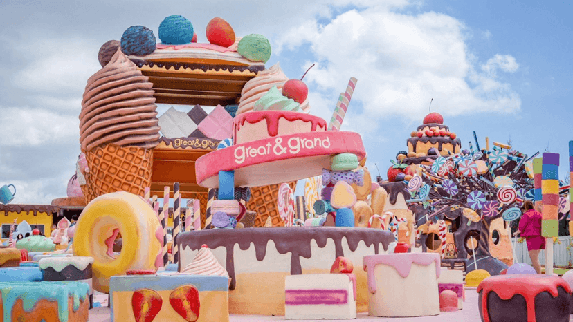 Great And Grand Sweet Destination Ice Cream Park Photo Spot