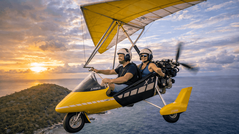 Ultralight Aircraft Ride Pattaya Aerial Sightseeing