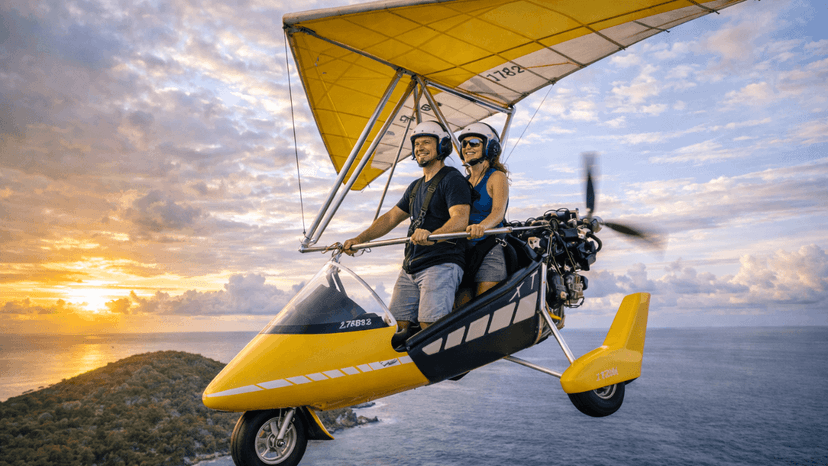 In Flight Photo Moment Paramotor Pattaya Experience