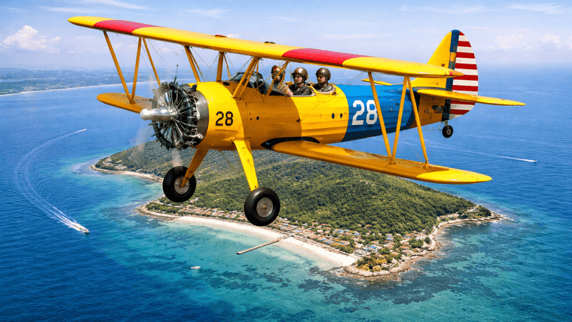 Ultralight Storch Scenic Flight Experience Pattaya