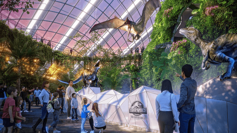 Immersive Jurassic World Scene Bangkok Family Attraction