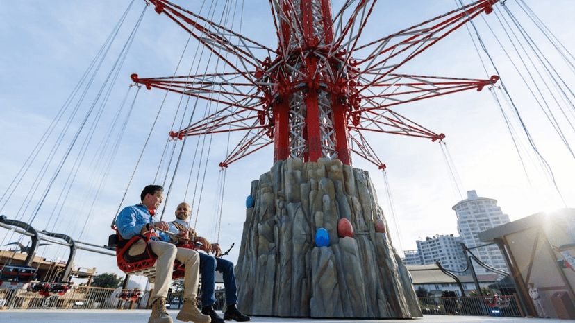 High Adrenaline Ride Moment SkyFlyers Garudapterus Bangkok