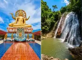 Koh Samui City & Temples Tour with Na Muang Waterfall