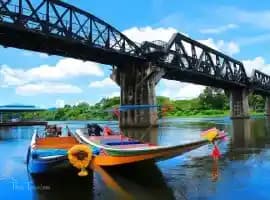 Kanchanaburi Evening River Cruise & Town Lights